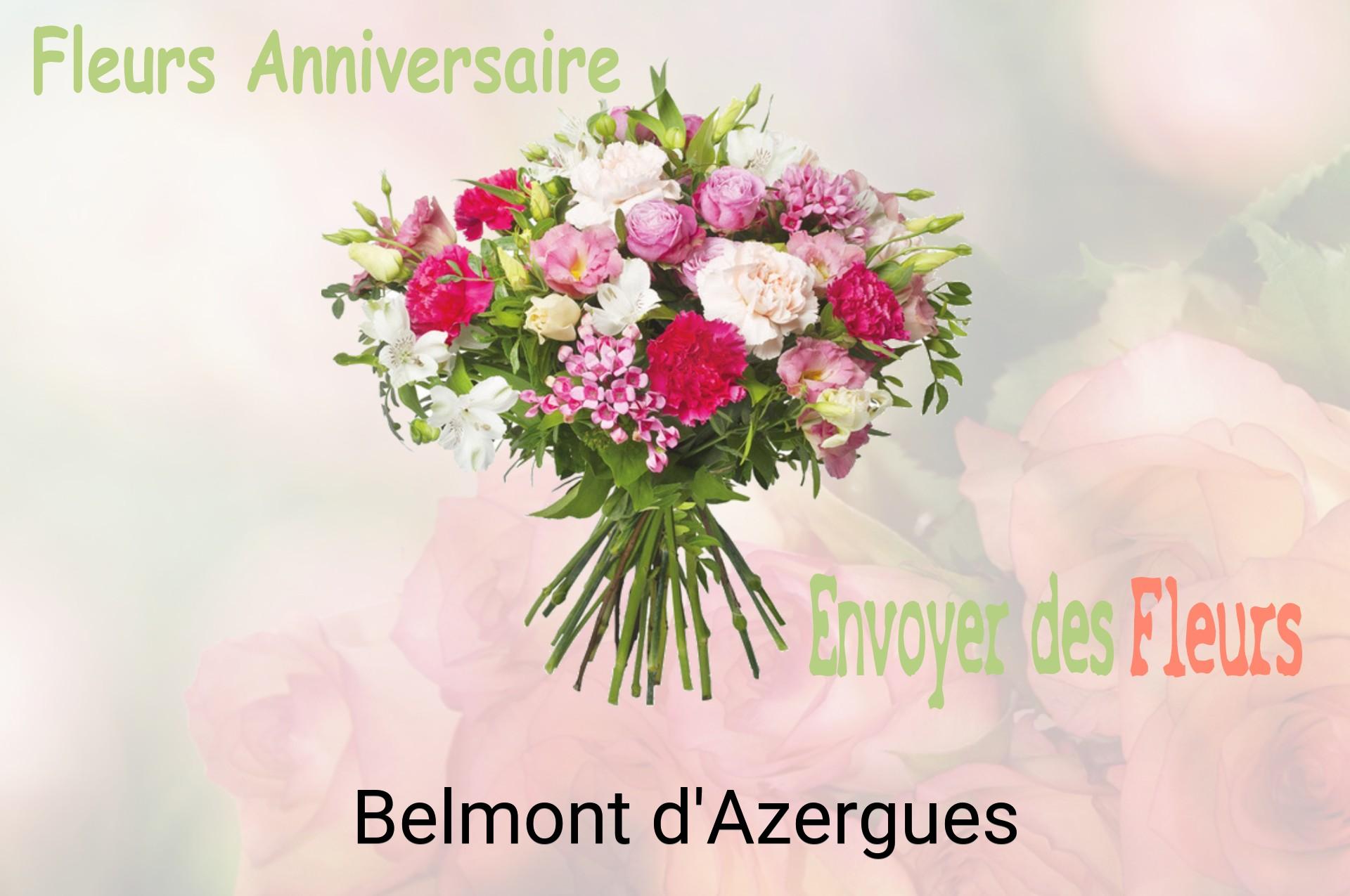 Bouquet de fleurs d’anniversaire livré à Belmont-d'Azergues